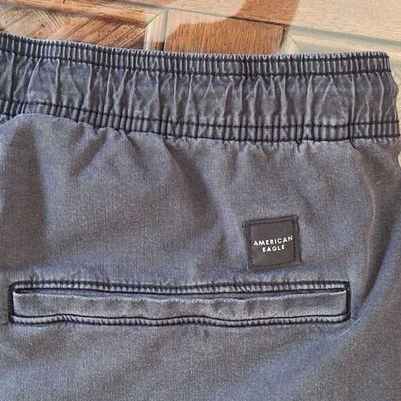 Men’s American Eagle Lived-In Flex 5.5" Trekker Short COMFORT Washed Black XL - Picture 9 of 11